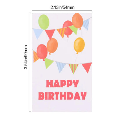 Small Birthday Cards 30Pcs