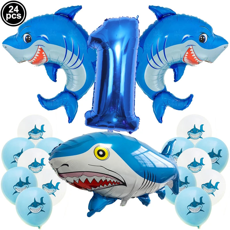 Shark Theme Tableware and Decoration