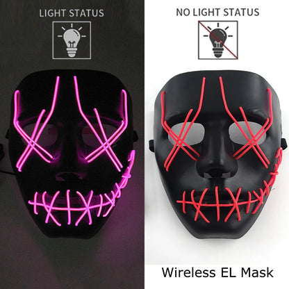 Neon LED Purge Mask