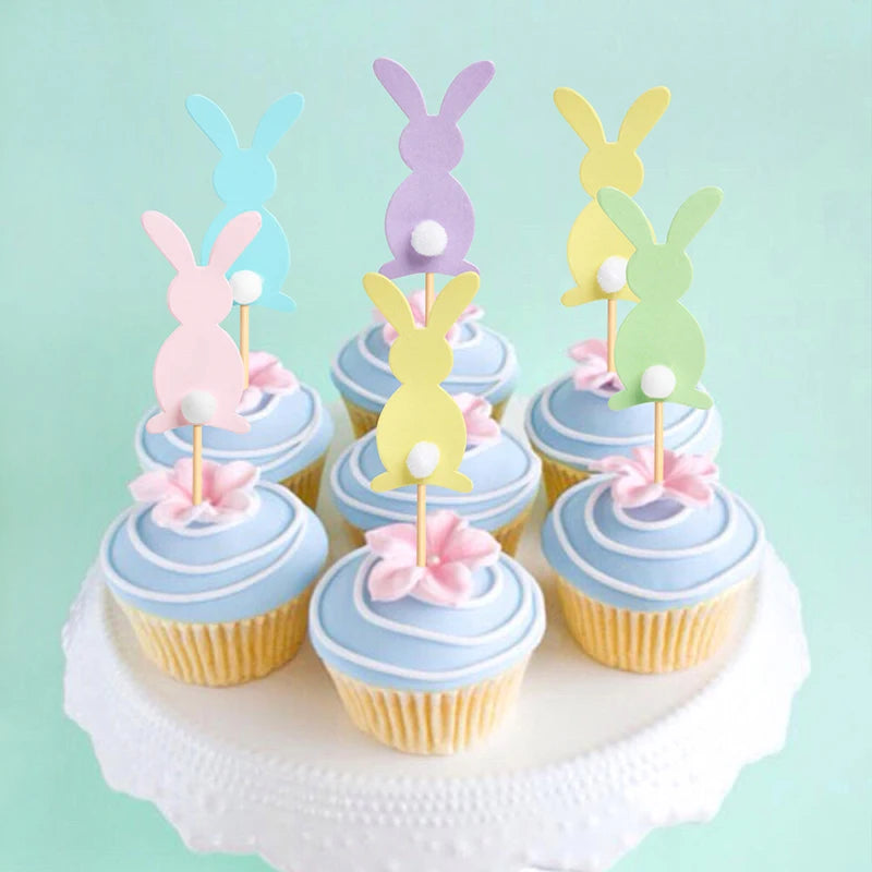 Easter Bunny Cupcake Toppers