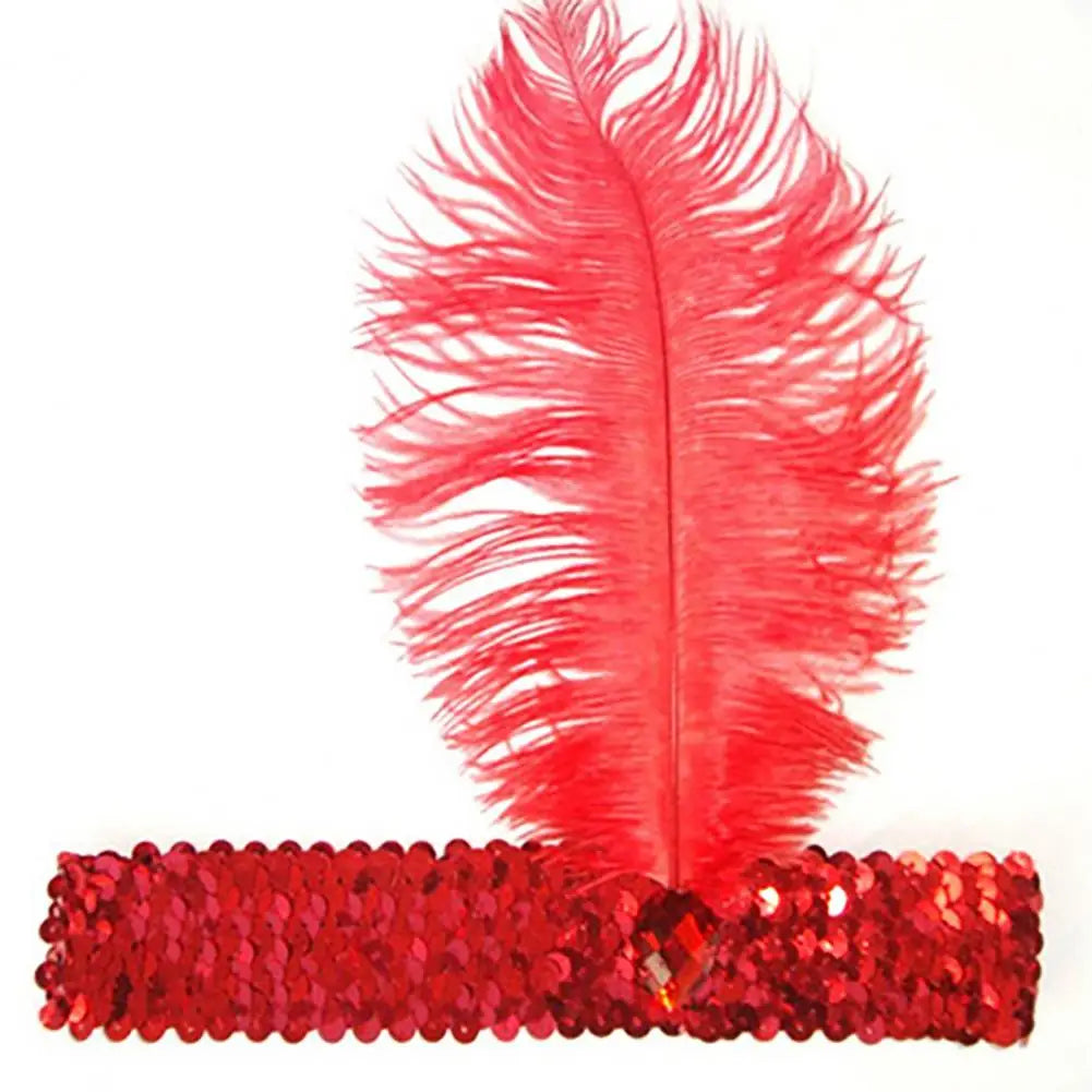 1920s Feather Headband