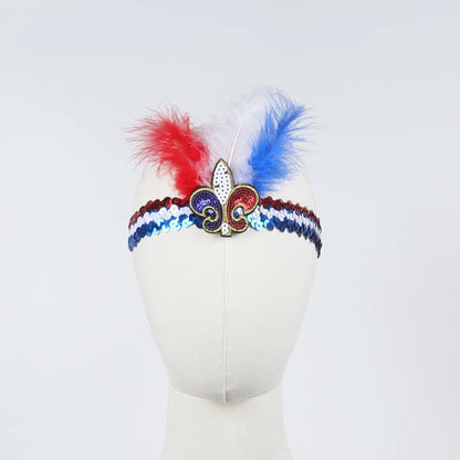 Feather Sequin Headband