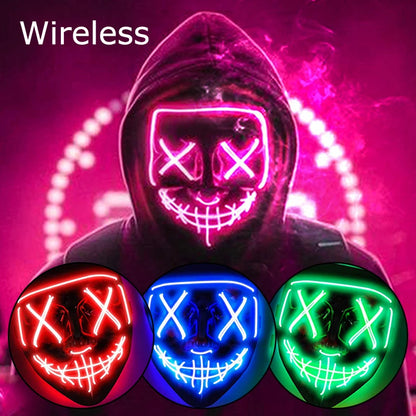 Neon LED Purge Mask