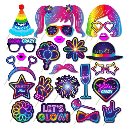 Glow Style Photo Booth Props