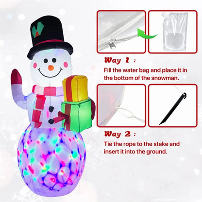 LED Christmas Inflatable Snowman 1.5M