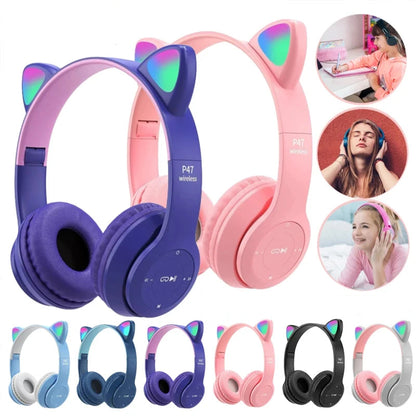 Wireless Cute Cat Headphone