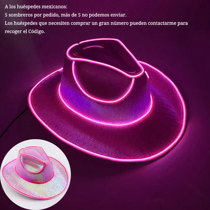 Light Up Bar Cowboy Hat