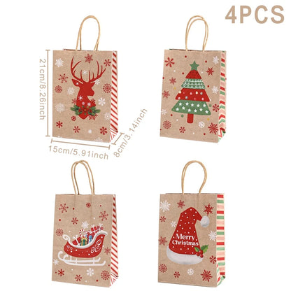 Christmas Kraft Paper Bag