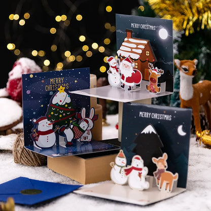 3D Pop UP Christmas Greeting Card