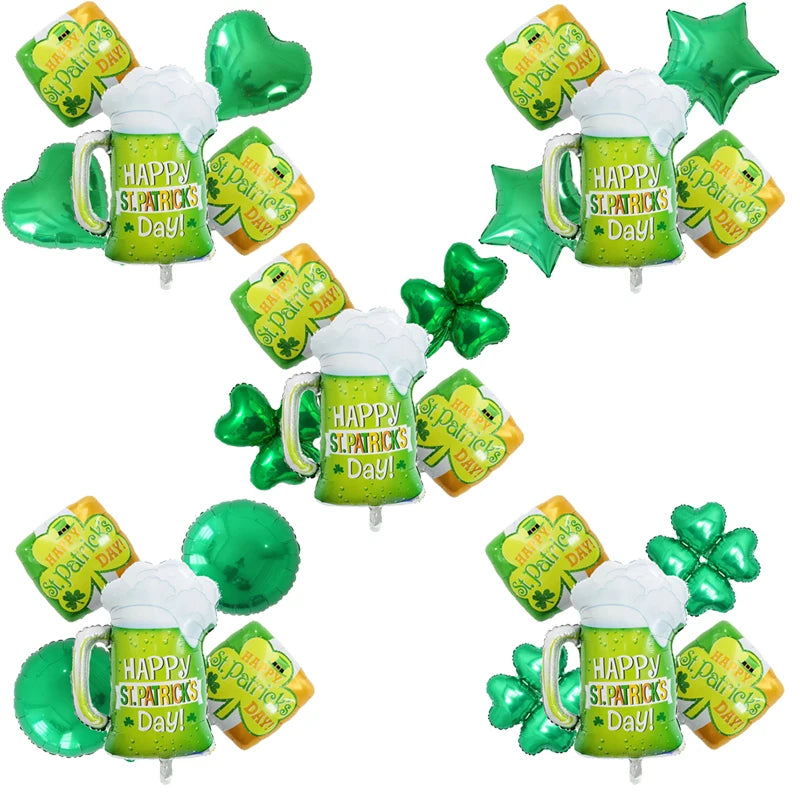 St. Patrick's Balloons 5Pcs