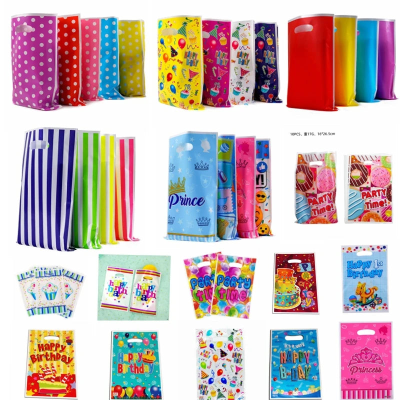 10pcs Printed Gift Bags