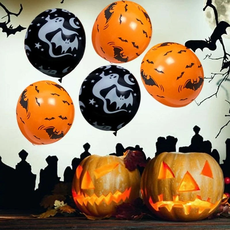 Halloween Colorful Balloons 10/20/30Pcs