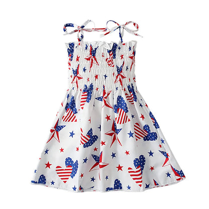 Girl Dress American Holliday Themed