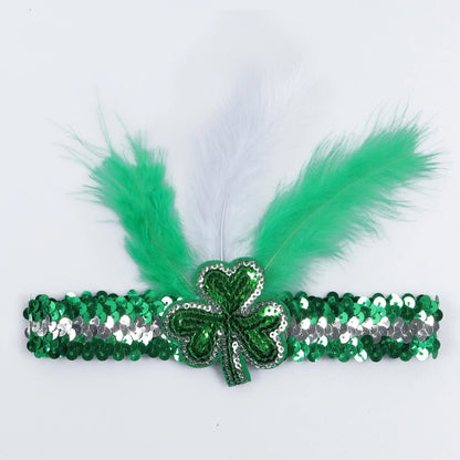 Feather Sequin Headband