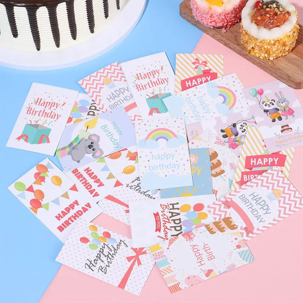 Small Birthday Cards 30Pcs