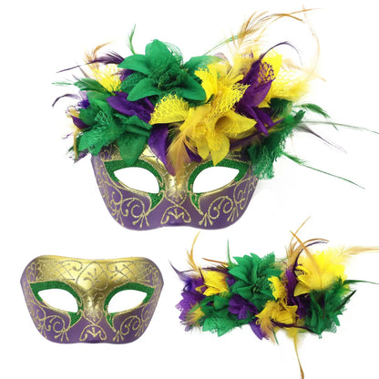 Mardi Gras Face Mask