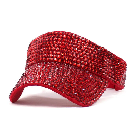 Rhinestone Sun Cap