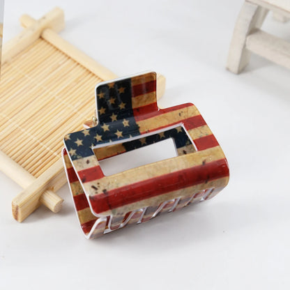 American Flag Hair Claw 5cm