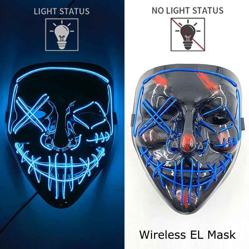 Neon LED Purge Mask