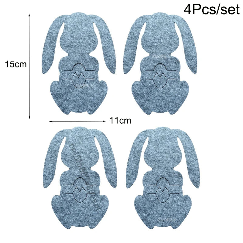 Easter Felt Cutlery Holder 4Pcs
