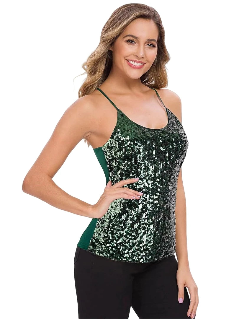 Women’s Sequin Glitter Top