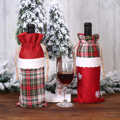 Christmas Wine Bottle Cover