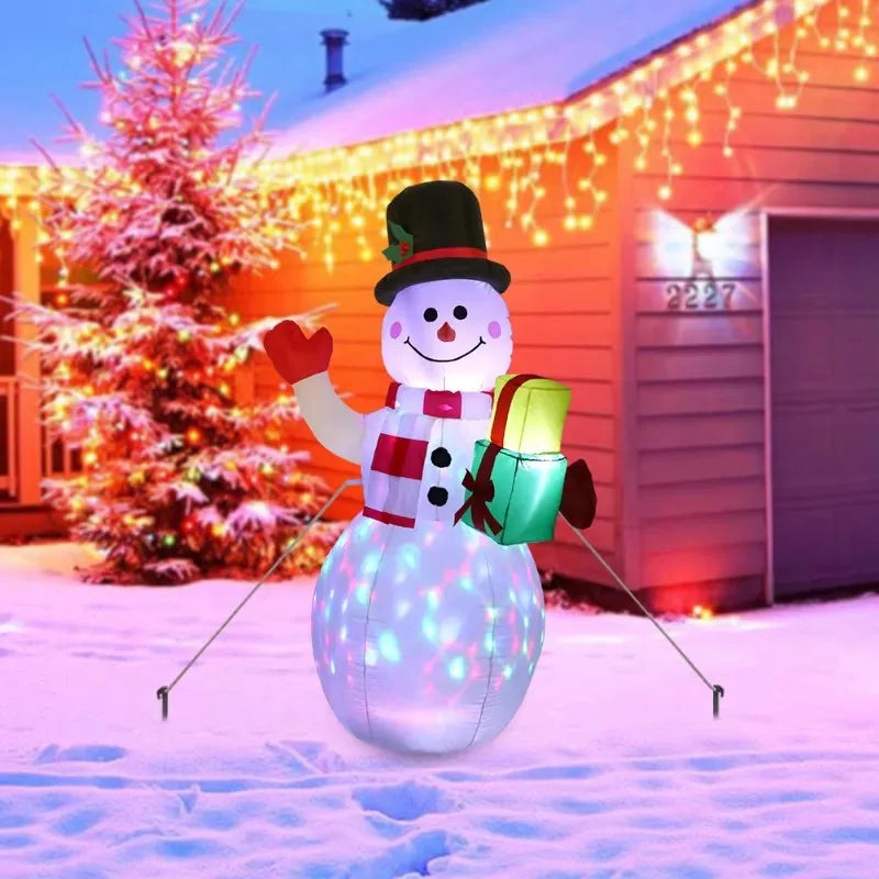 LED Christmas Inflatable Snowman 1.5M