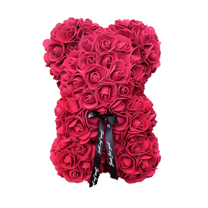 Rose Teddy Bear 25cm