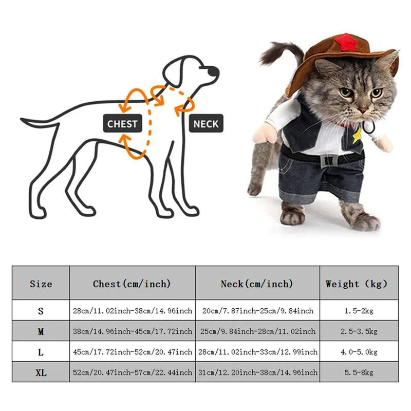 Pet Cowboy Costume