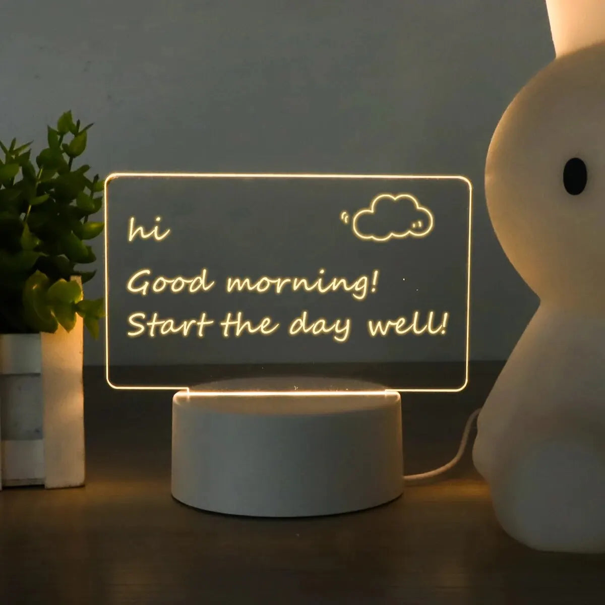 Desk Lamp Note/Message Board