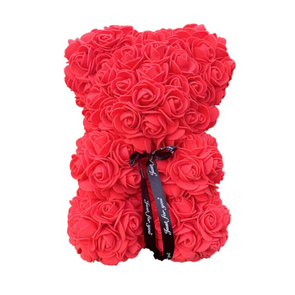 Rose Teddy Bear 25cm