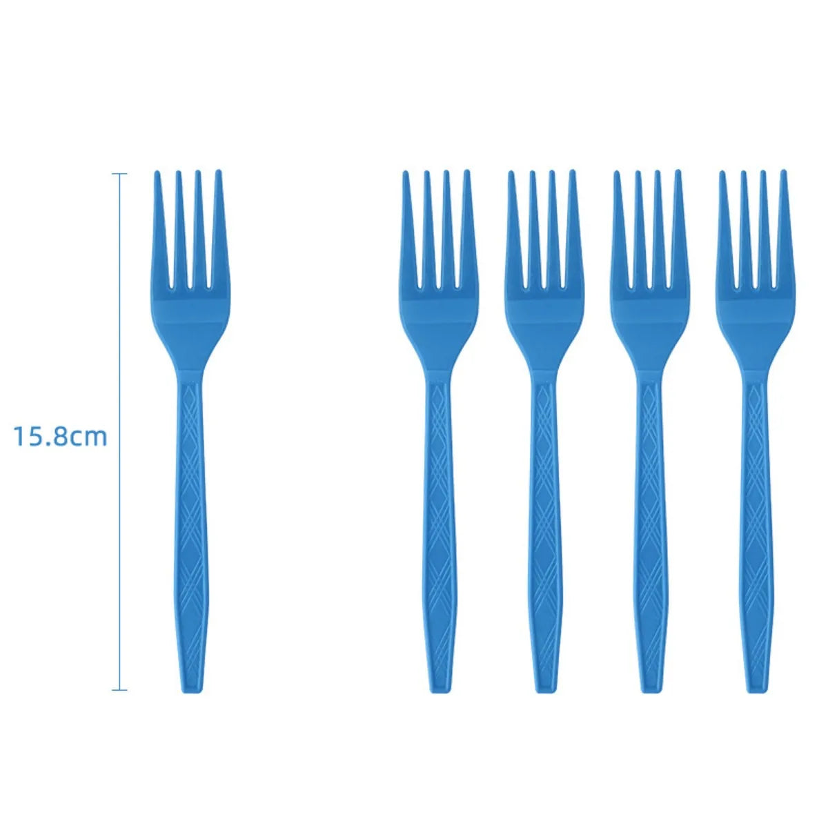 Disposable Plastic Cutlery Set 24Pcs