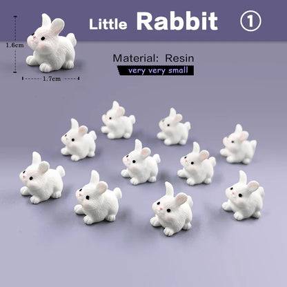 Miniature Animal Figurines 10Pcs