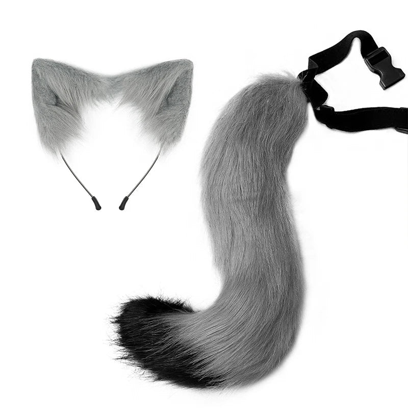 Cat/Fox Headband And Tail