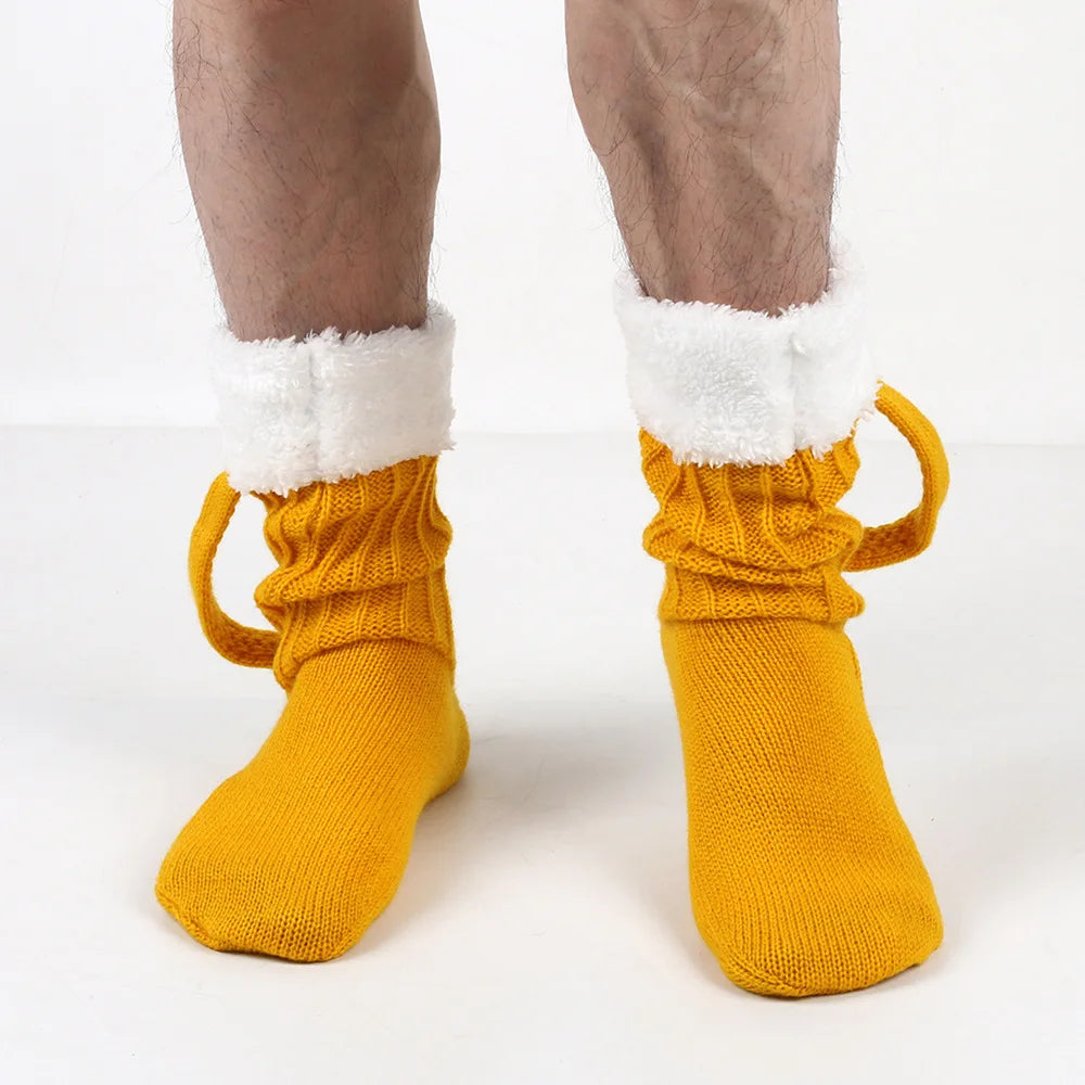 Thick Beer Mug Socks