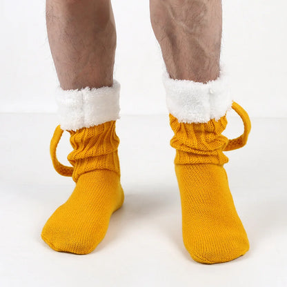 Thick Beer Mug Socks