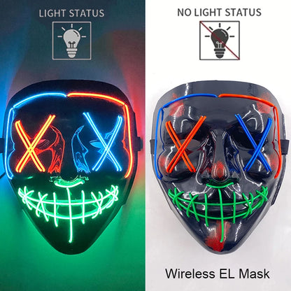 Neon LED Purge Mask