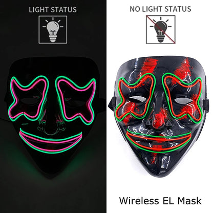 Neon LED Purge Mask