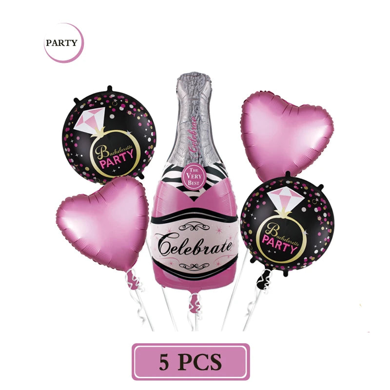 Birthday Party Foil Balloons 5pcs