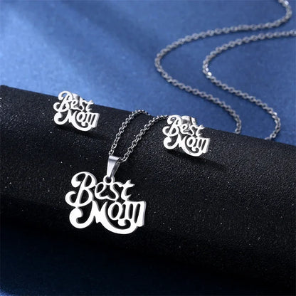 Mama Letter Pendant Necklace