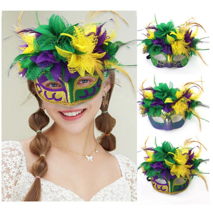 Mardi Gras Face Mask