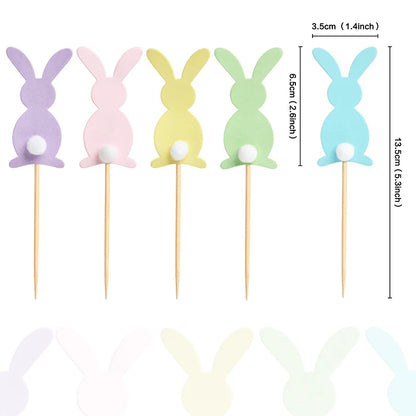 Easter Bunny Cupcake Toppers