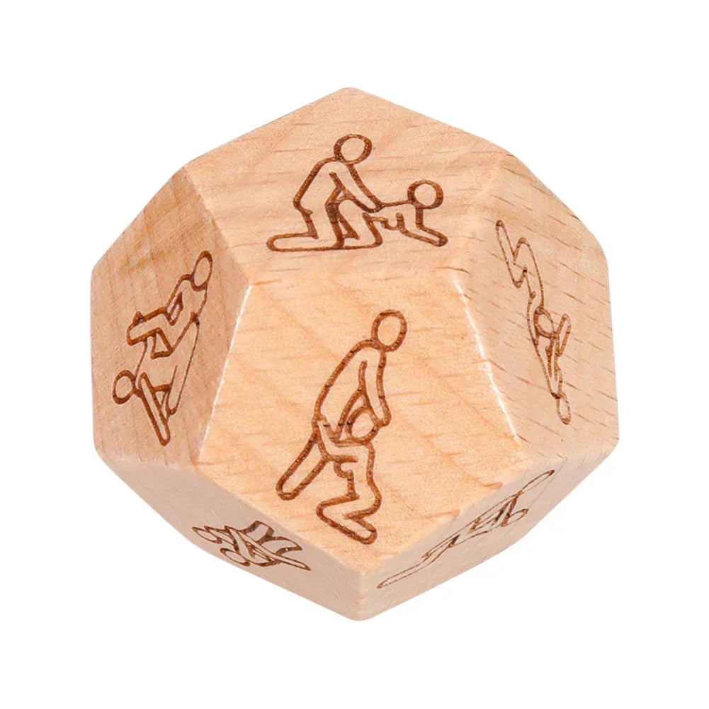 Naughty Wooden Dice for Couples