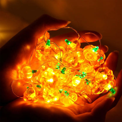 Pumpkin LED String Lights