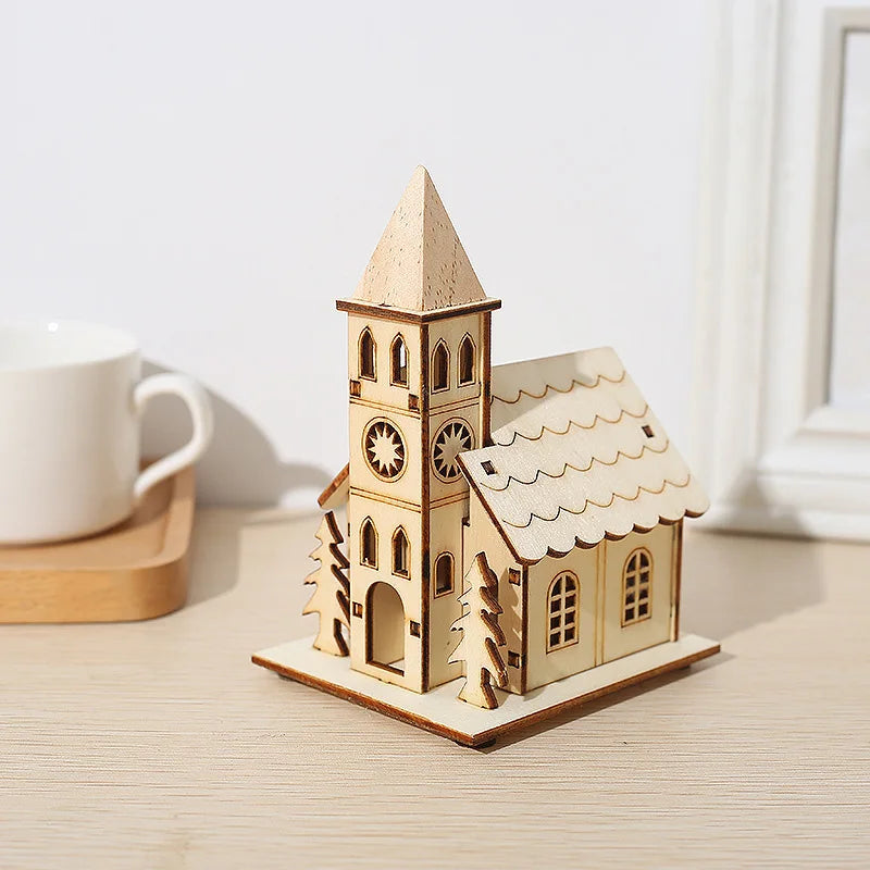 Mini Christmas DIY Wooden House