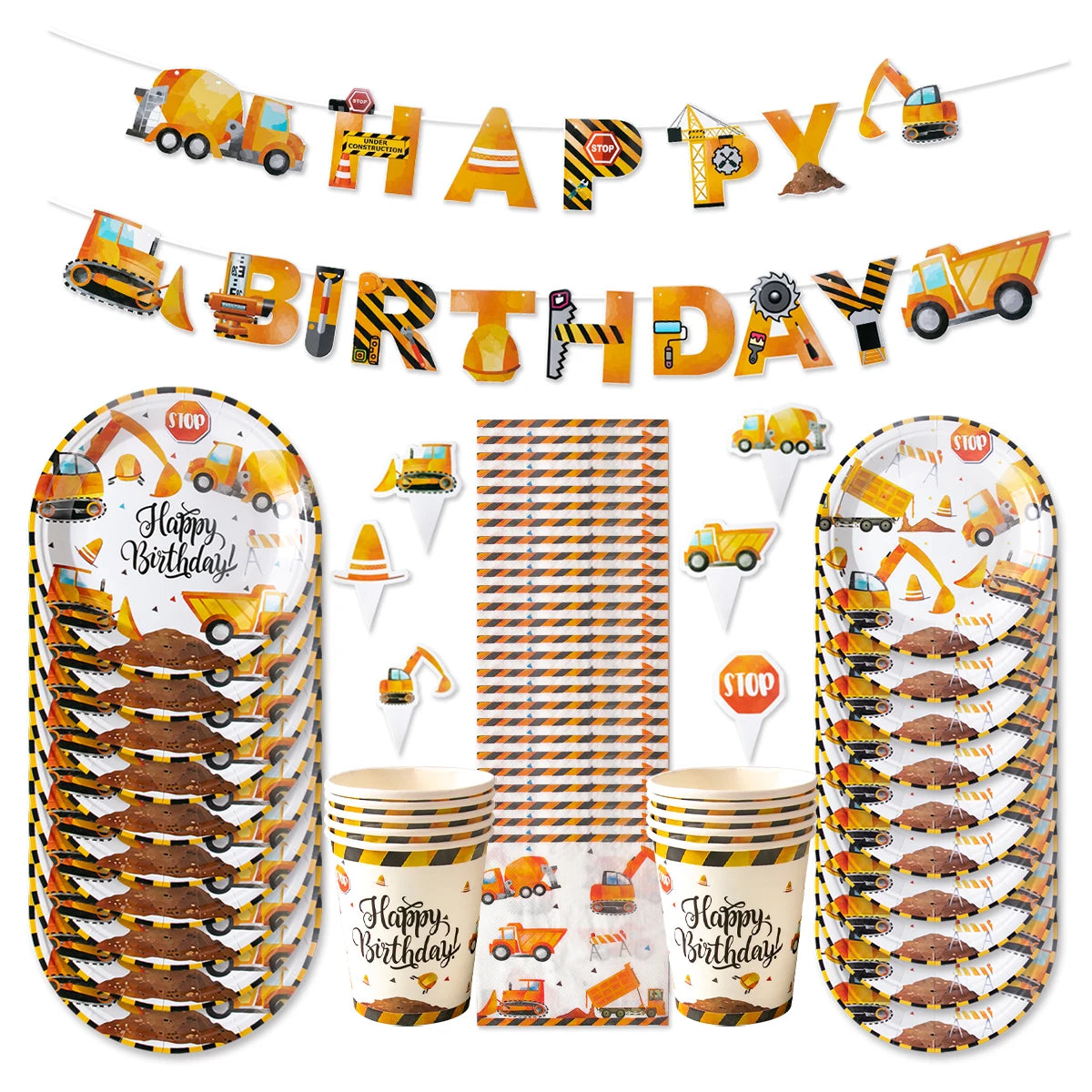 Construction Themed Party Set