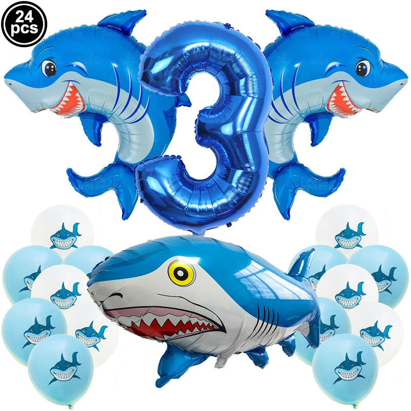 Shark Theme Tableware and Decoration