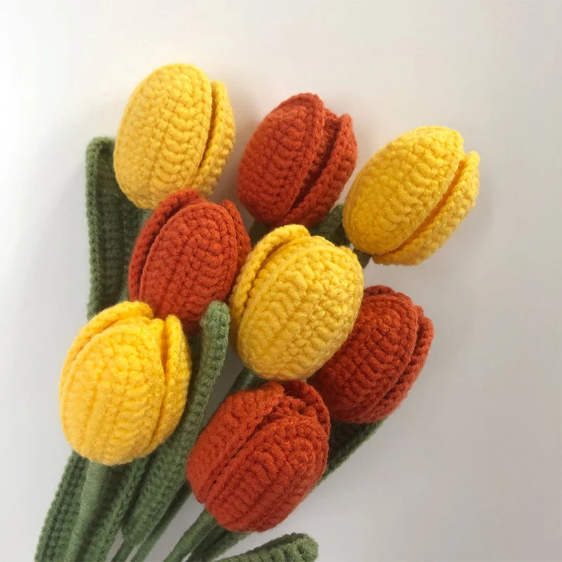 Knitted Tulip Flower