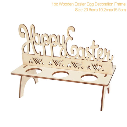 Multiple Wooden Easter Decoration