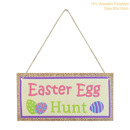 Multiple Wooden Easter Decoration